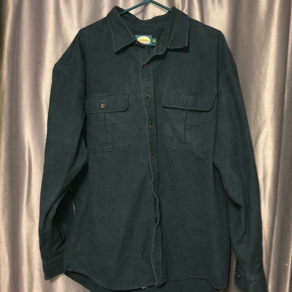 Cabela’s 100% Cotton longsleeved button up shirt